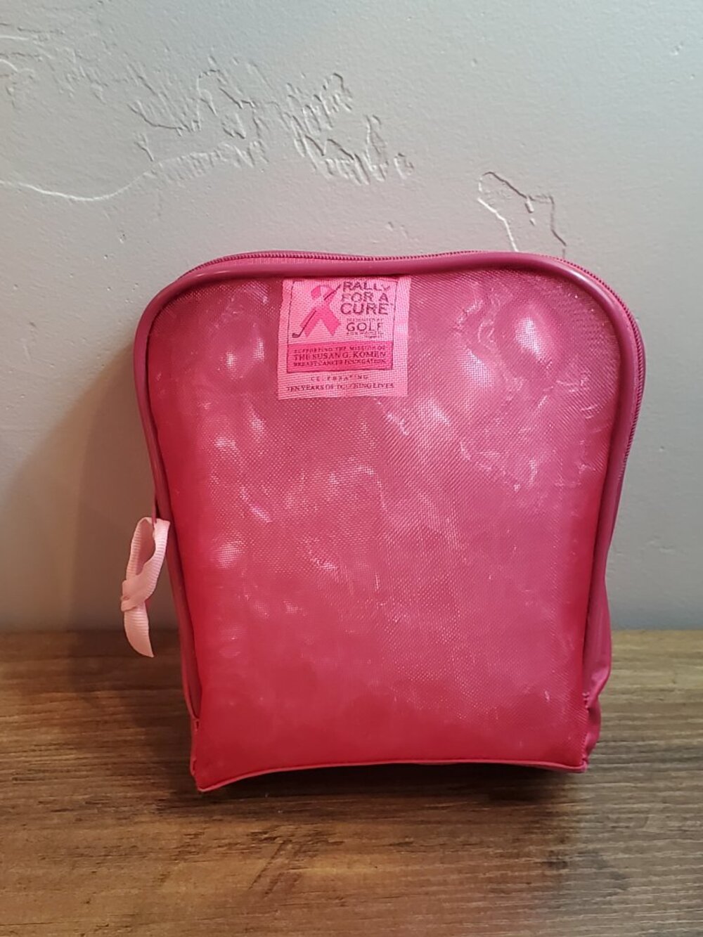 Breast Cancer Awareness Cosmetic, Toiletry & Travel Organizer - Picture 2 of 7